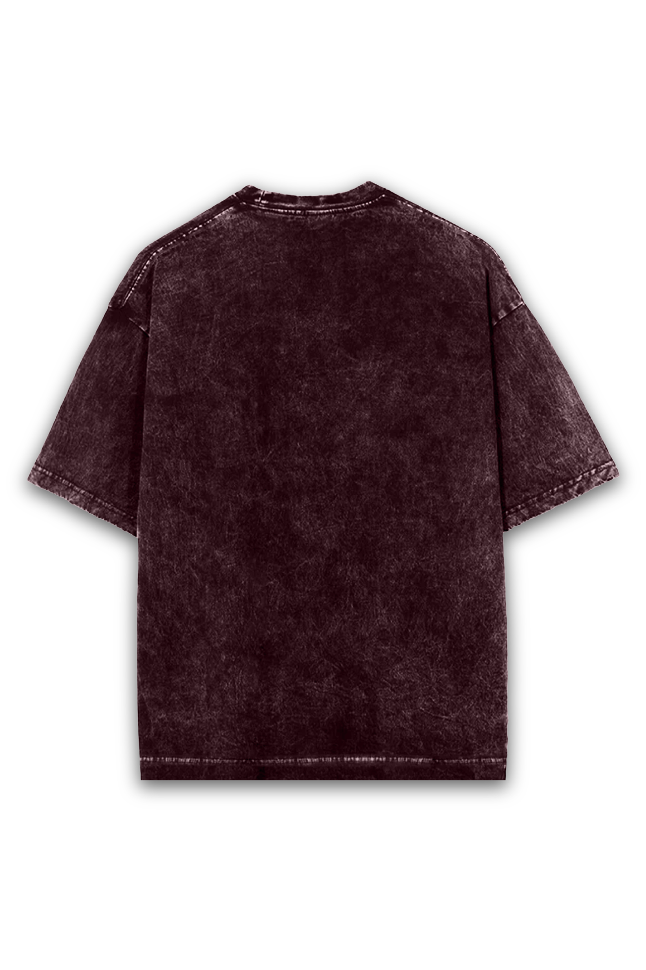 Toxic - Black/Maroon/Navy Blue - Unisex Acid Wash Oversized Tee