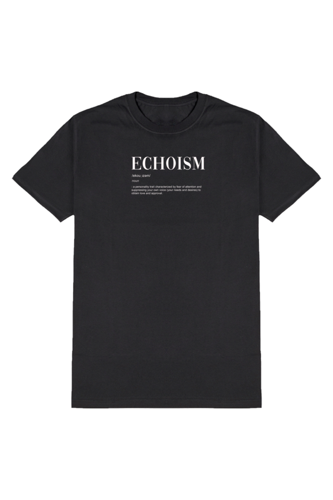 Echoism - Standard Crew T-shirt - Black