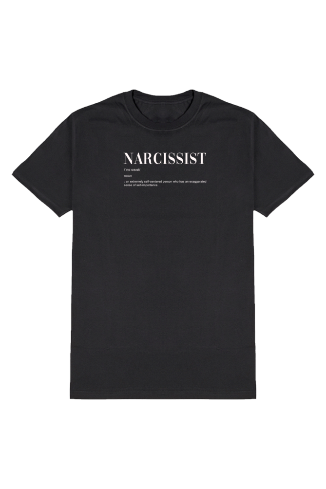 Narcissist - Standard Crew T-shirt - Black