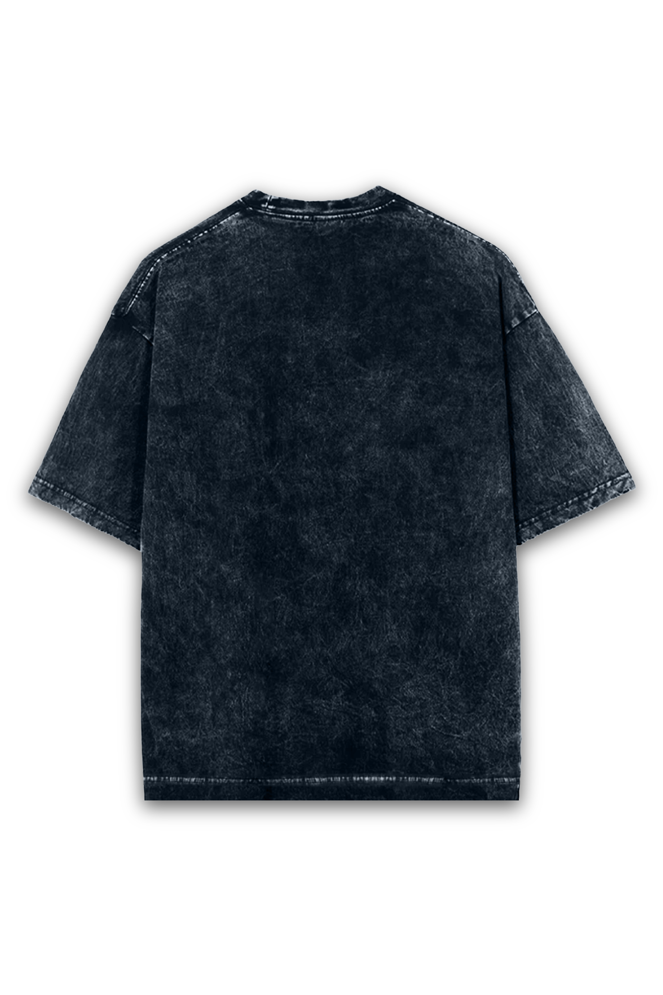 Gaslight Me - Black/Maroon/Navy Blue - Unisex Acid Wash Oversized Tee