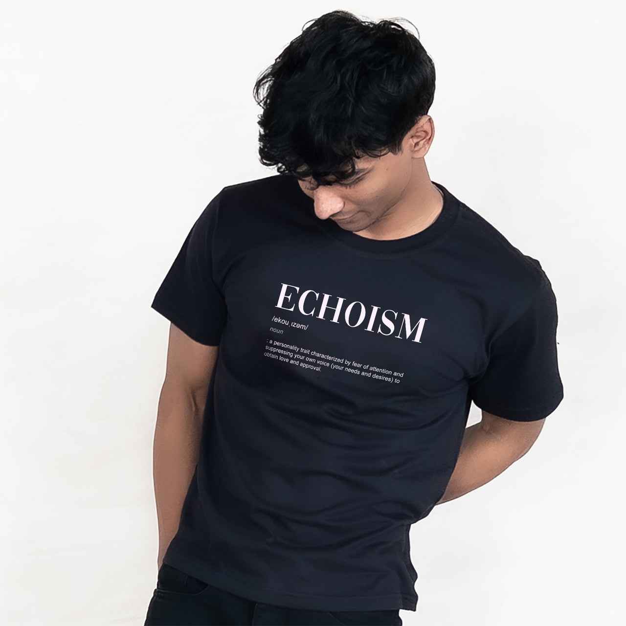 Echoism - Standard Crew T-shirt - Black