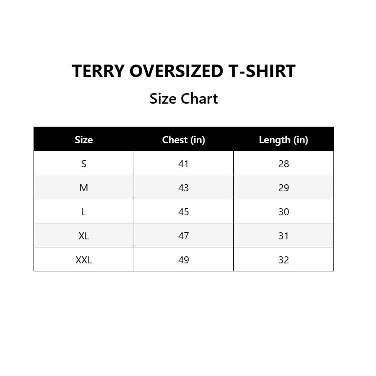 Hold on, let me overthink this.. - Terry Oversized Tee  - Black